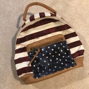 Small American Flag Backpack